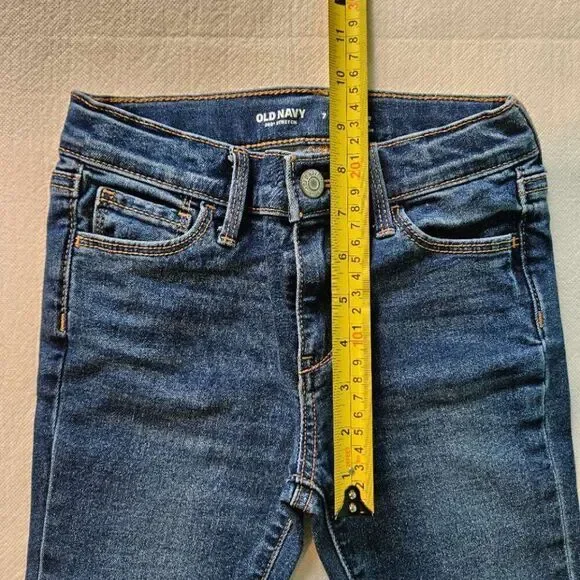 old navy girl jeans high-rise joggings size 7 - Picture 4 of 7
